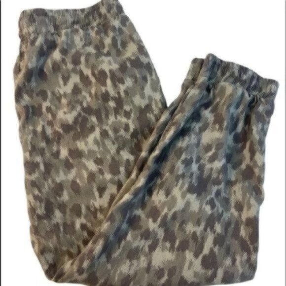 Anthropologie Cloth & Stone Animal print with Pockets Joggers size medium - Picture 7 of 11